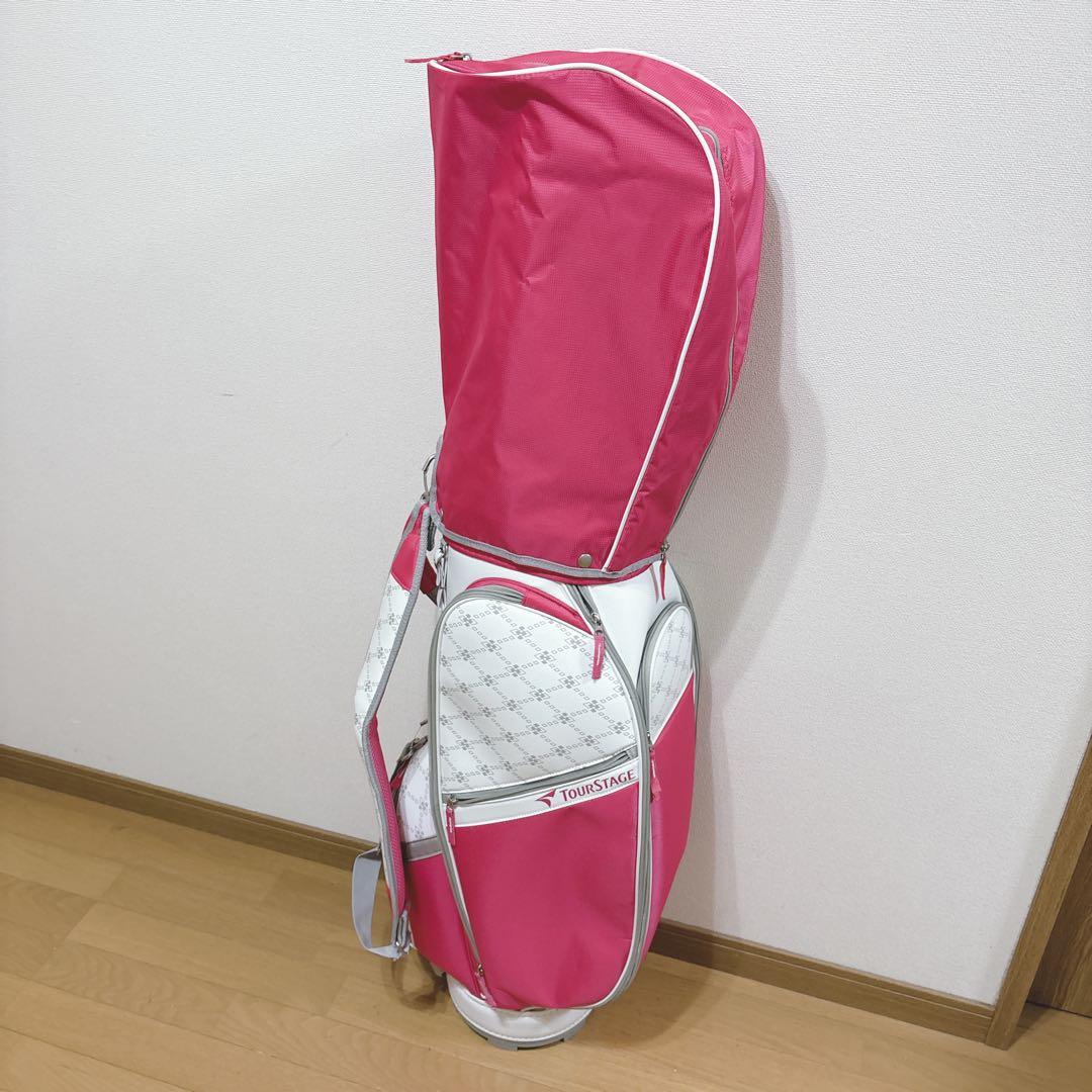 K478 Tour Stage ピンク キャディバッグ レディース
