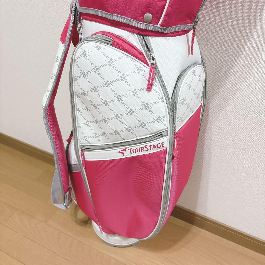 K478 Tour Stage ピンク キャディバッグ レディース