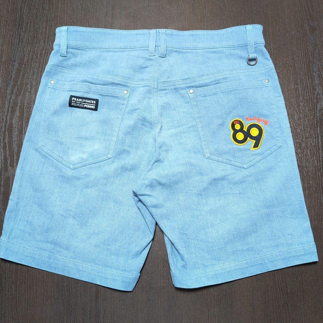 PEARLY GATES パーリーゲイツ☆ライトブルー ショートパンツ5