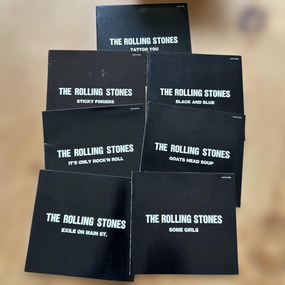 ローリング・ストーンズCD7枚セット（クリアケース付き紙ジャケ仕様）
