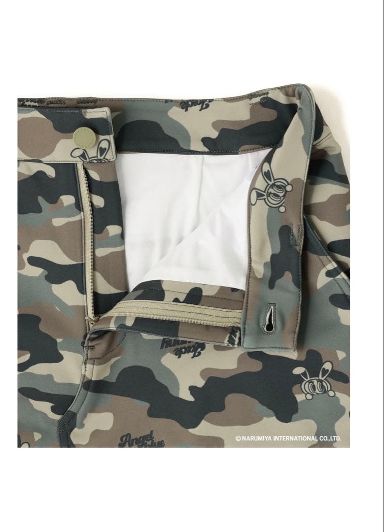 カモフラージュ スカート ポケット付き