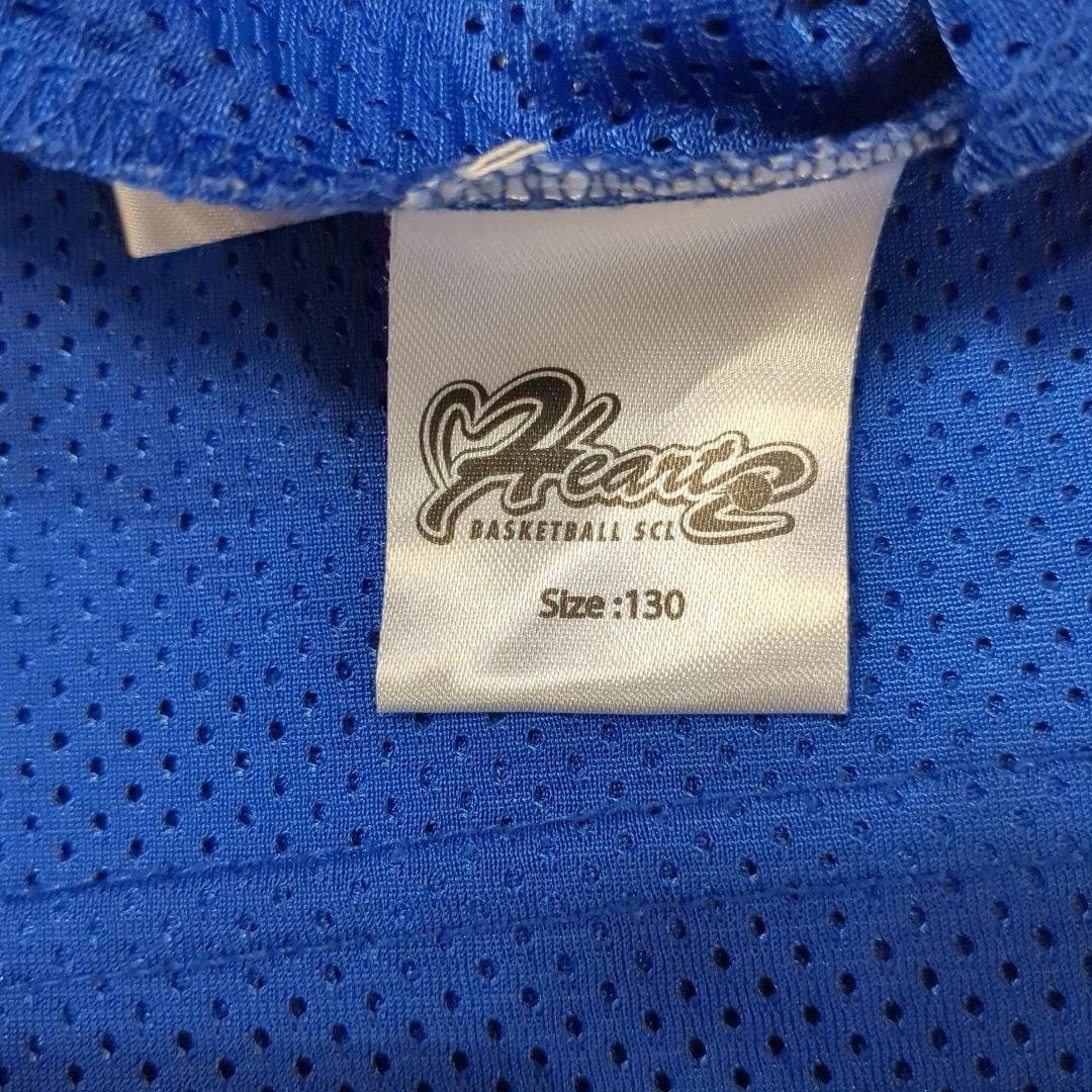 ハーツ バスケットボール ユニフォーム サイズ130