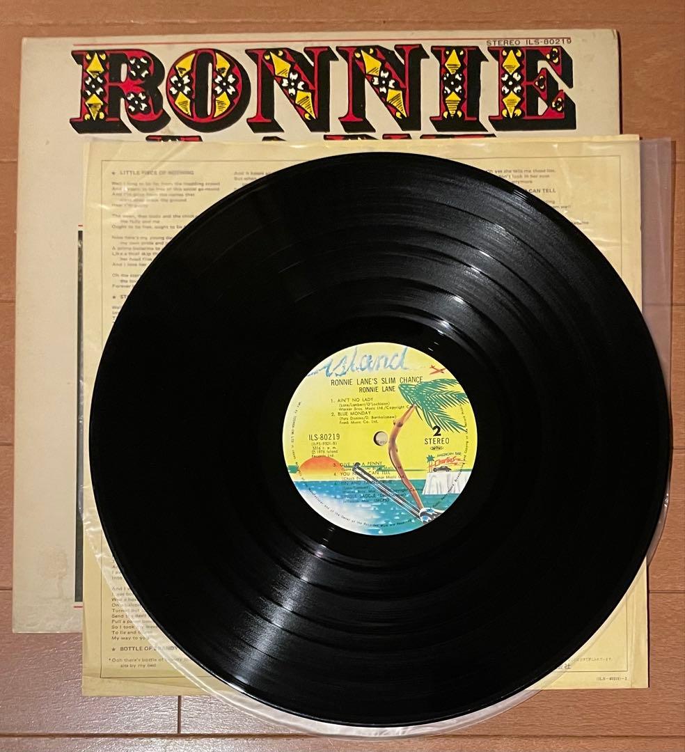 国内初盤　ロニー・レイン　スリム・チャンス　見開きゲートフォルドジャケ