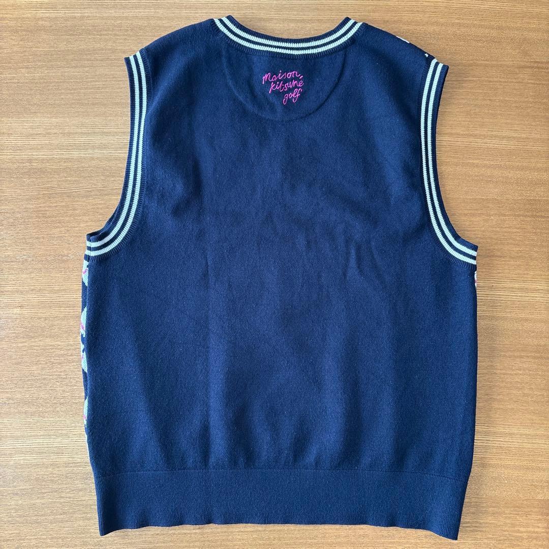 MAISON KITSUNE メゾンキツネ ゴルフ ベスト S 中古品