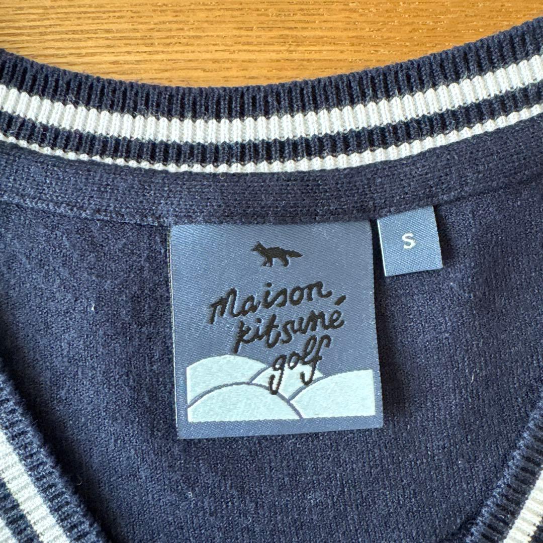 MAISON KITSUNE メゾンキツネ ゴルフ ベスト S 中古品