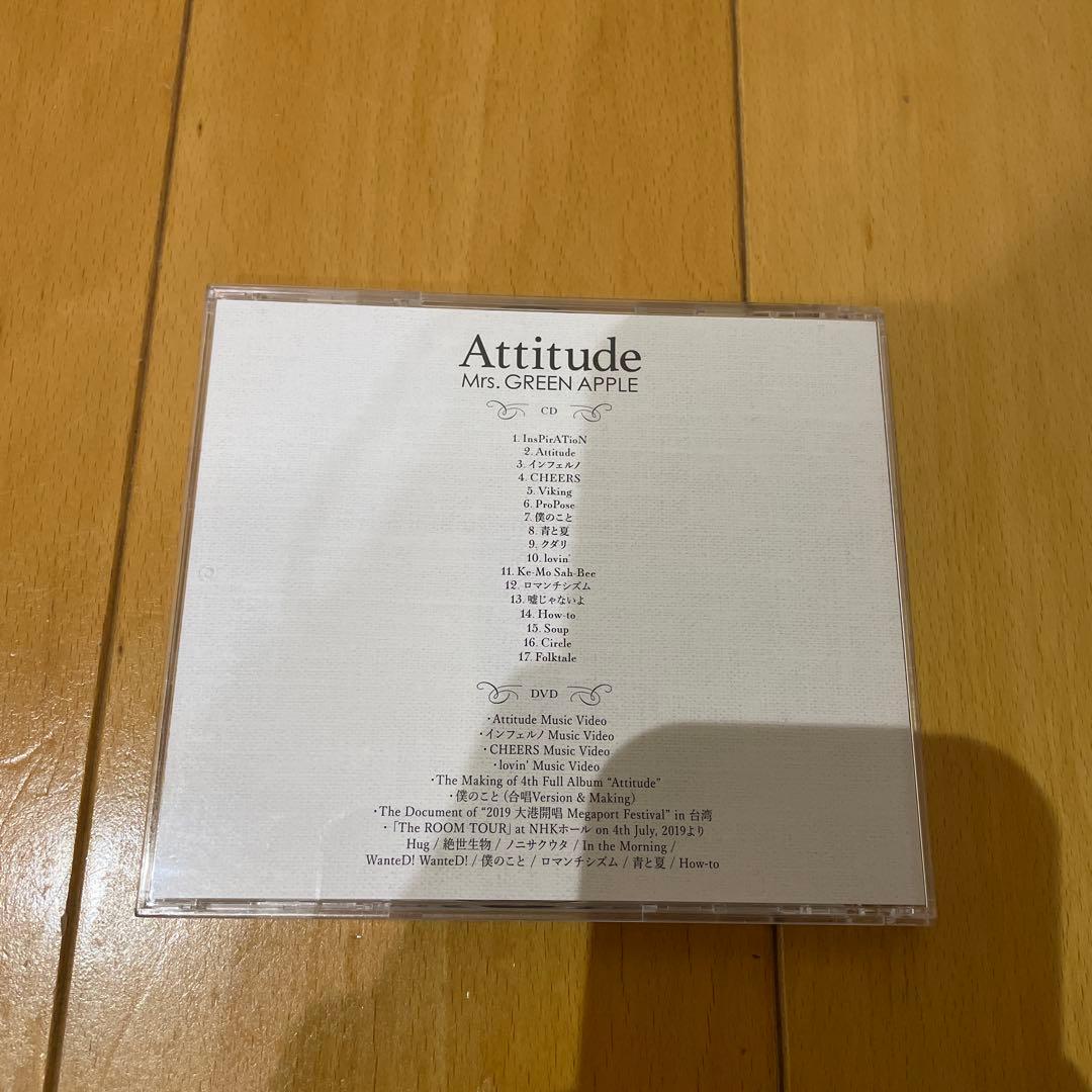 Mr. GREEN APPLE Attitude 初回限定版（CD&DVD)