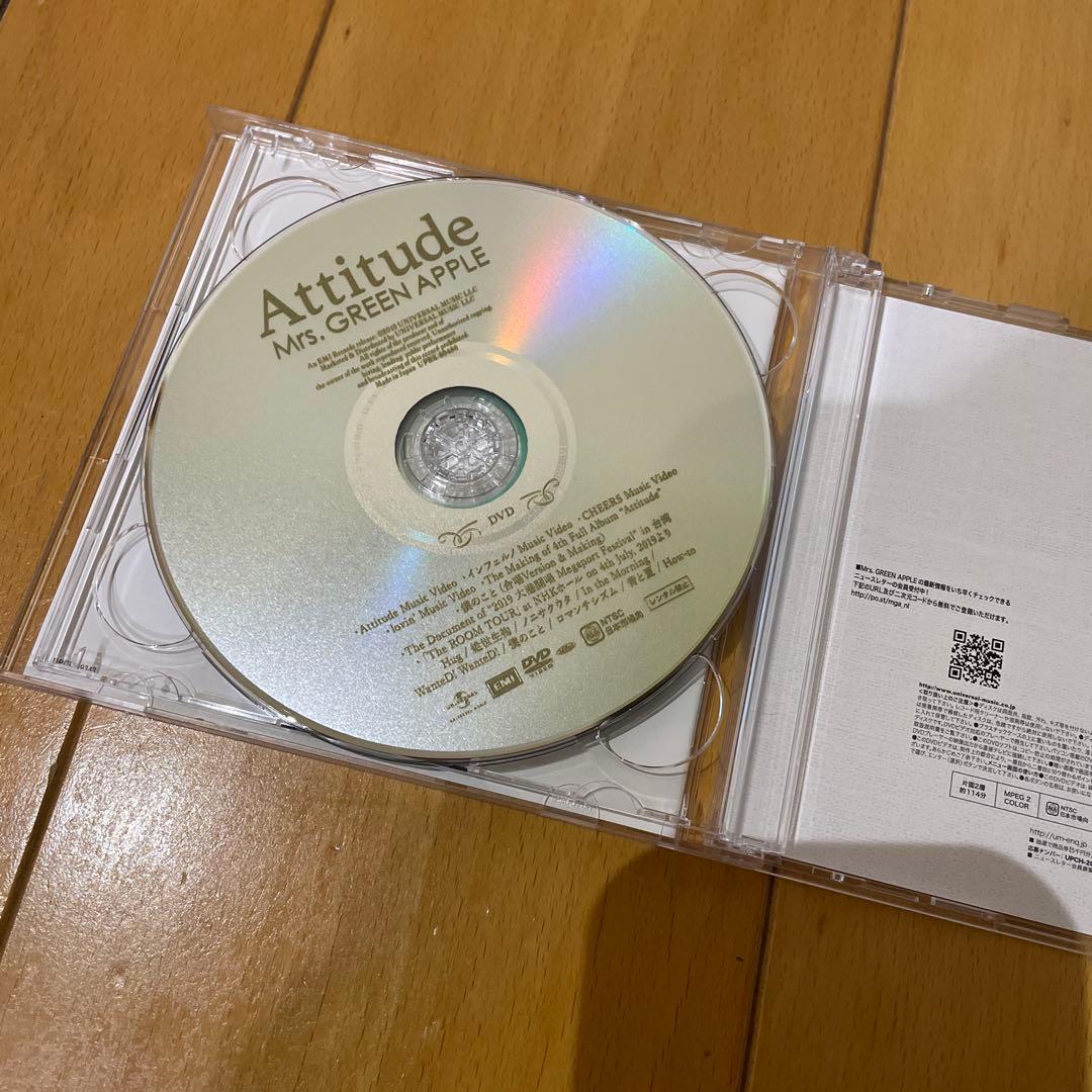 Mr. GREEN APPLE Attitude 初回限定版（CD&DVD)