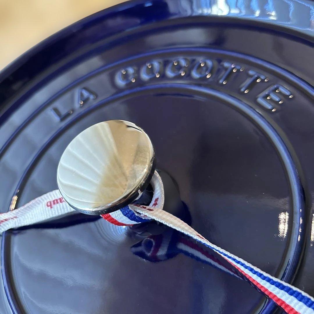 新品 グランブルー ストウブ staub 鍋 ピコ・ココット ラウンド 28cm