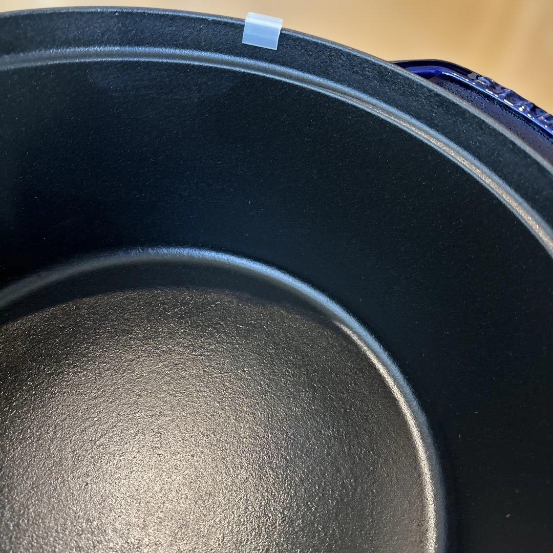 新品 グランブルー ストウブ staub 鍋 ピコ・ココット ラウンド 28cm