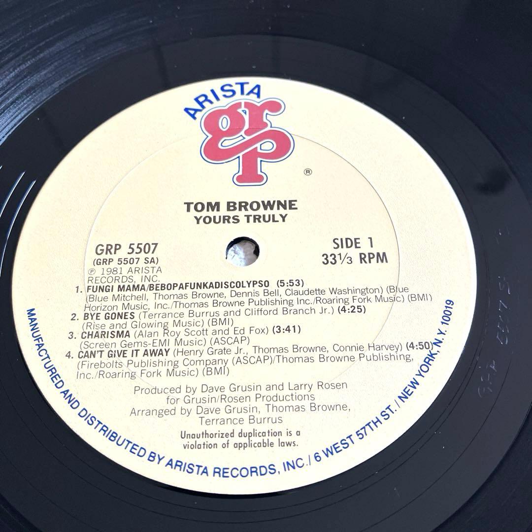 TOM BROWNE YOURS TRULY　12㌅