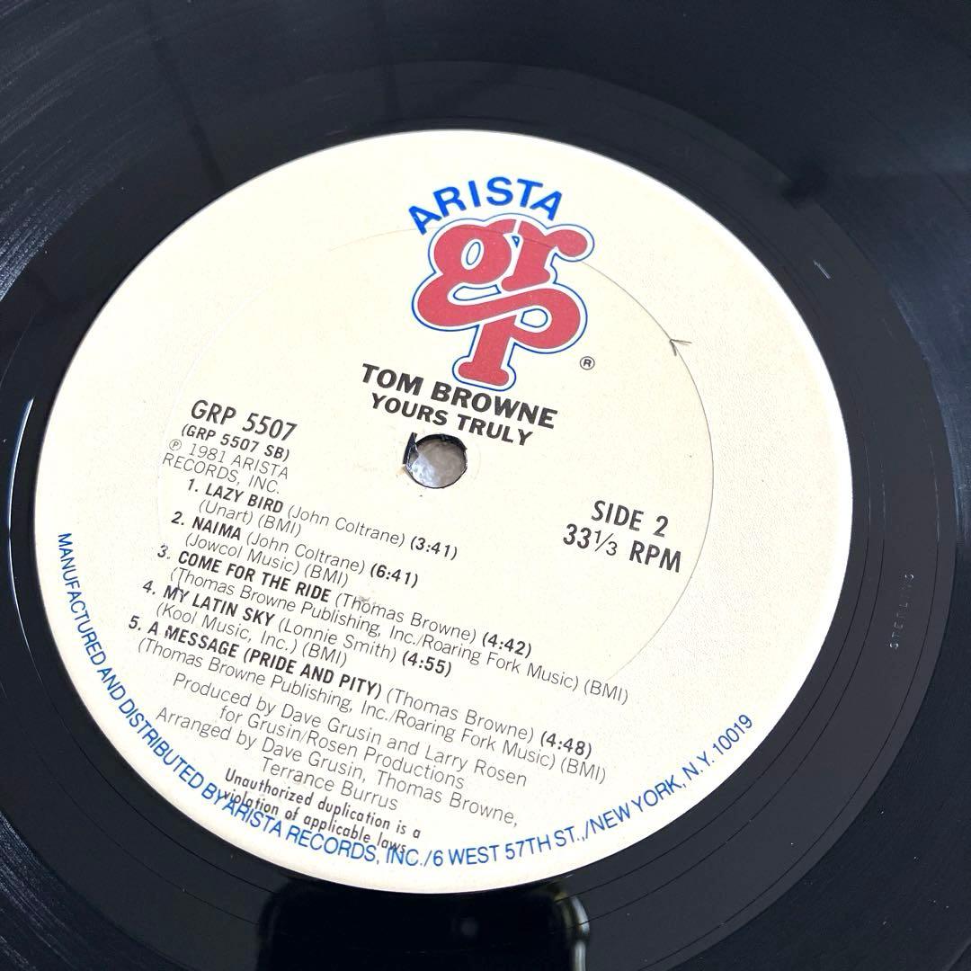 TOM BROWNE YOURS TRULY　12㌅