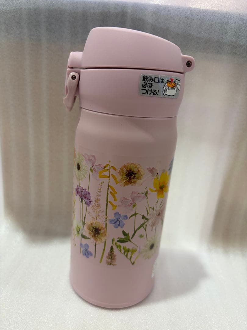 サーモス　 日比谷花壇　 ステンレス製携帯用まほうびん　ピンク　350ml×2個