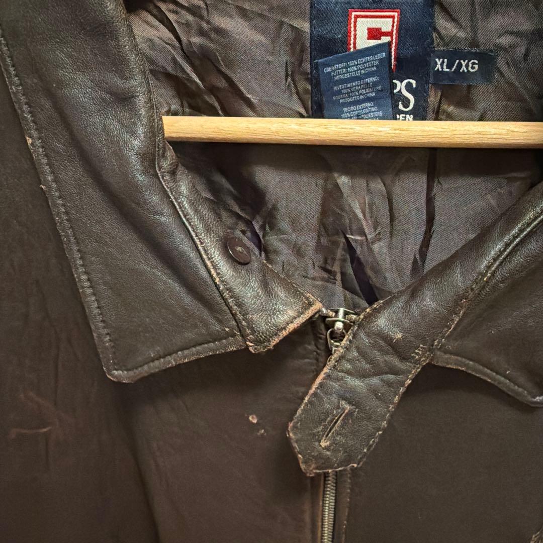 CHAPS RALPH LAUREN レザージャケットXL