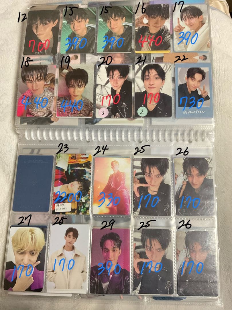 SEVENTEEN 過去トレカ まとめ売り ミンハオ〜ディノ