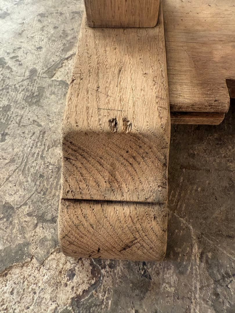 ビンテージ　ゲートレッグテーブル ドロップリーフテーブル 剥離