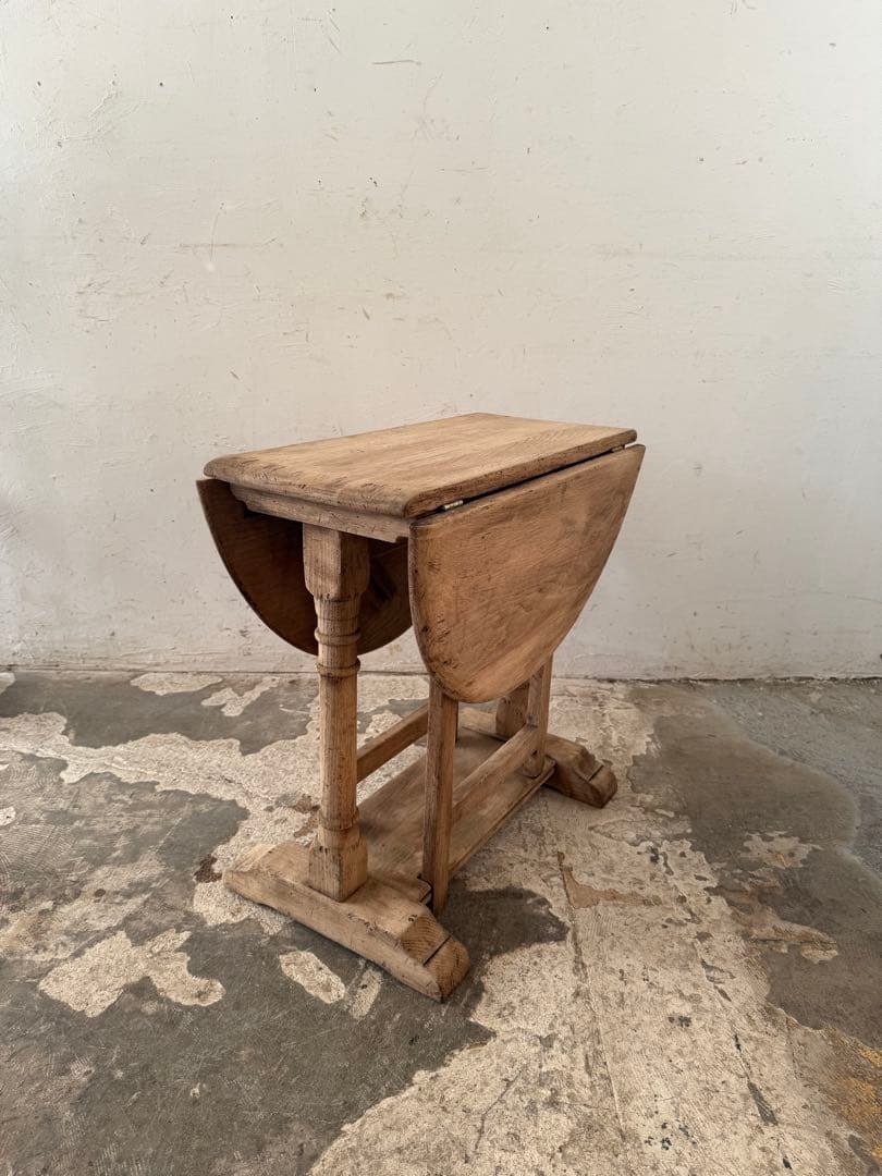 ビンテージ　ゲートレッグテーブル ドロップリーフテーブル 剥離