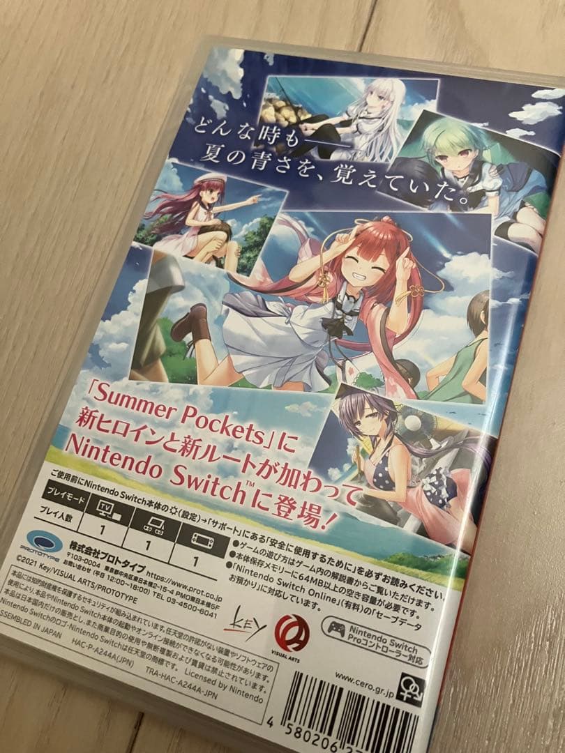 Summer Pockets ReflectionBlue Switch版