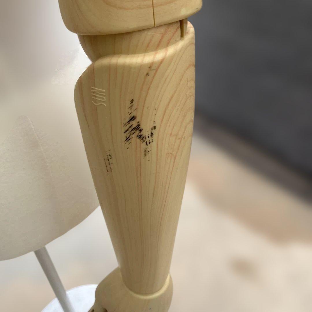 ホワイト布製マネキン 可動式腕付き　②