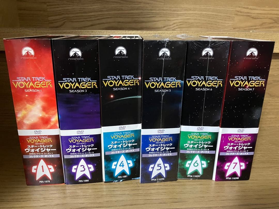 スタートレック:ヴォイジャー DVD 6巻セット(2はありません)