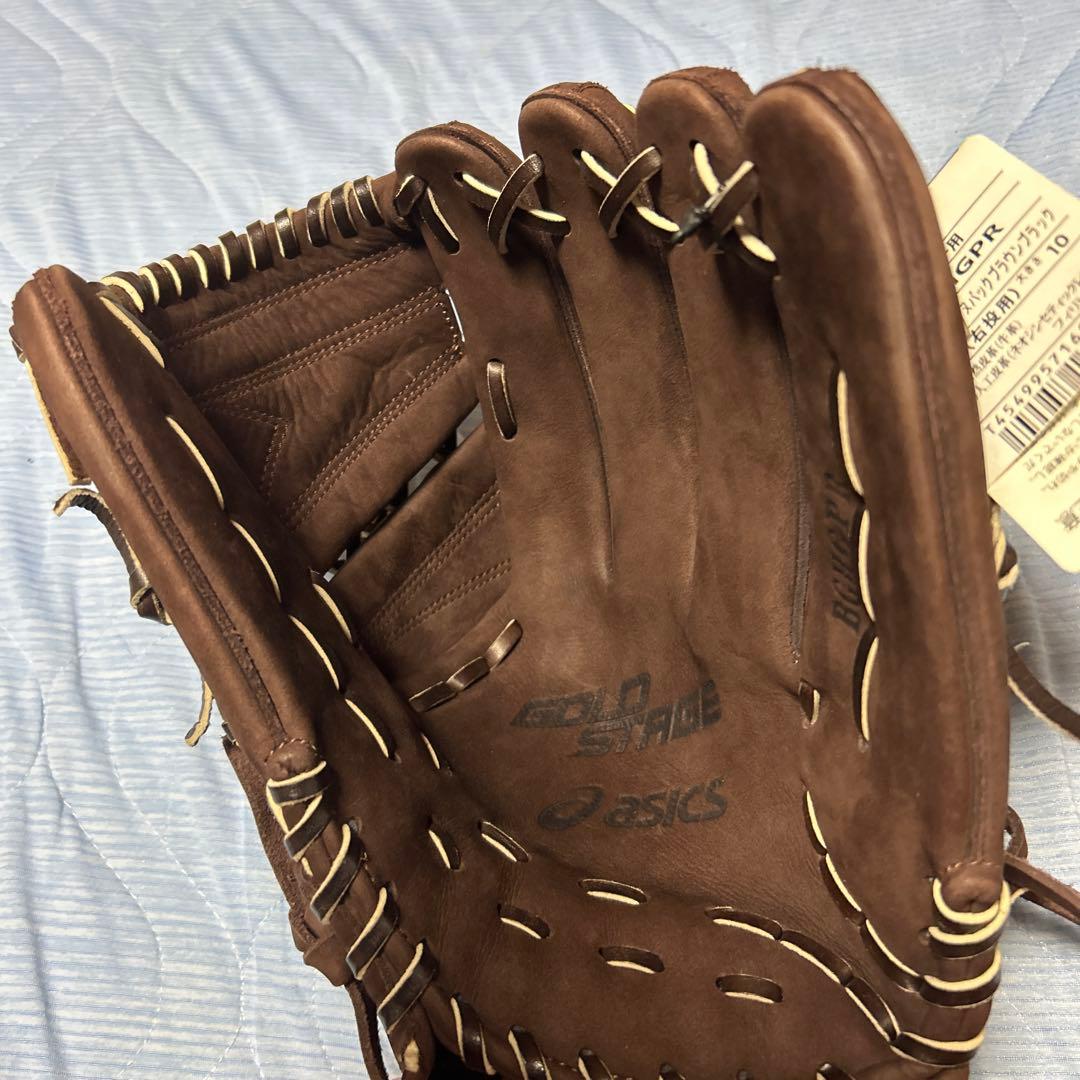 アシックス　ゴールドステージ　ヌバック　硬式　 グローブ