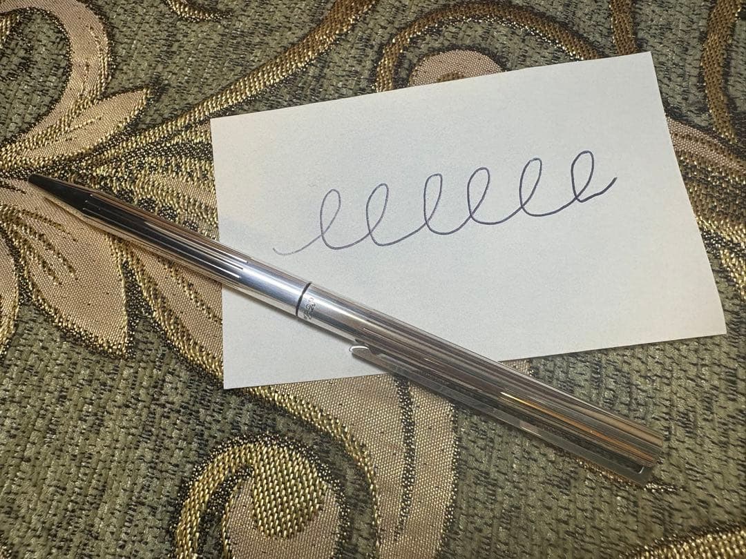 S.T.Dupont デュポン 回転繰り出し式 ボールペン シルバー