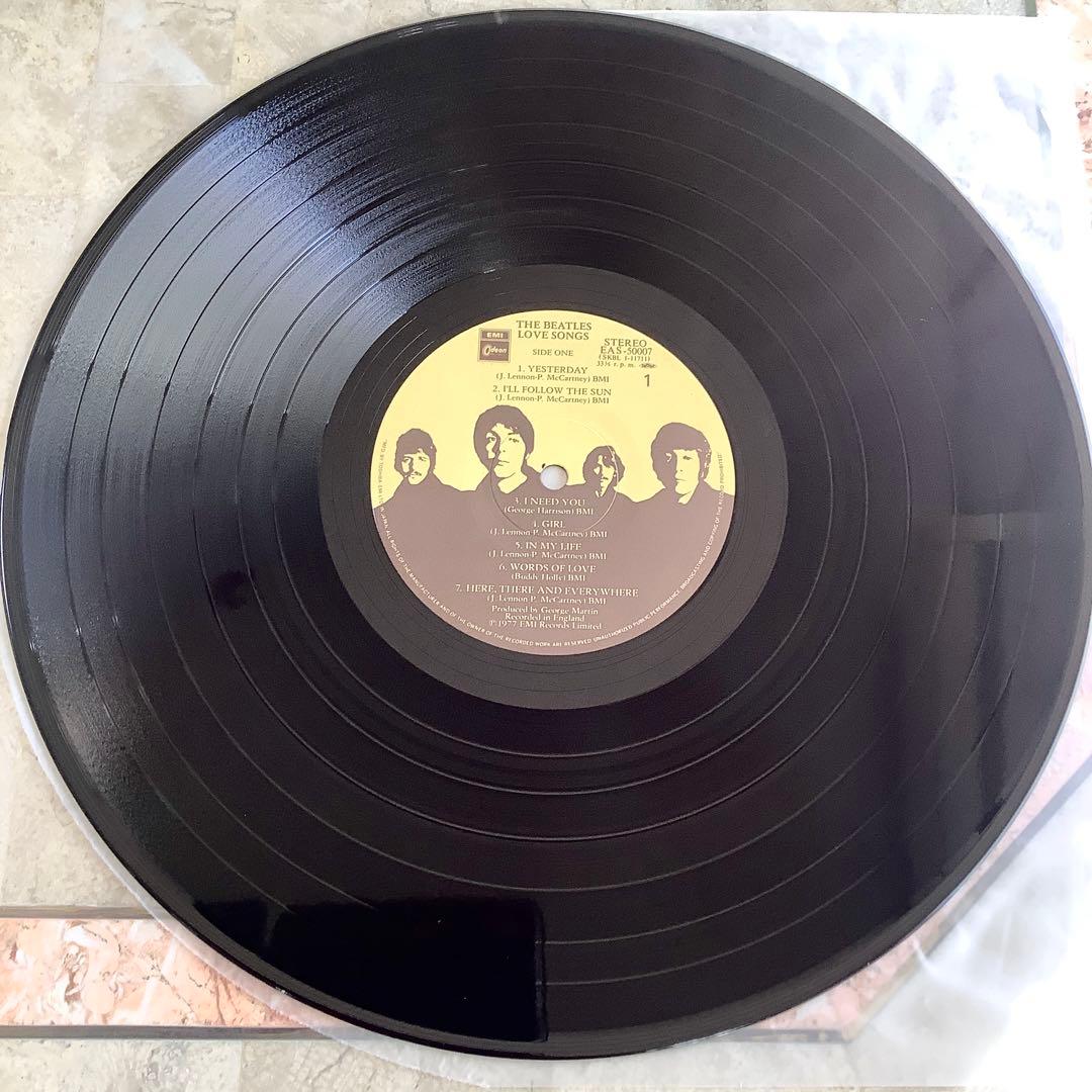 極美品! ビートルズ1977年発売初版盤 BEATLES ラブ・ソングス 2枚組