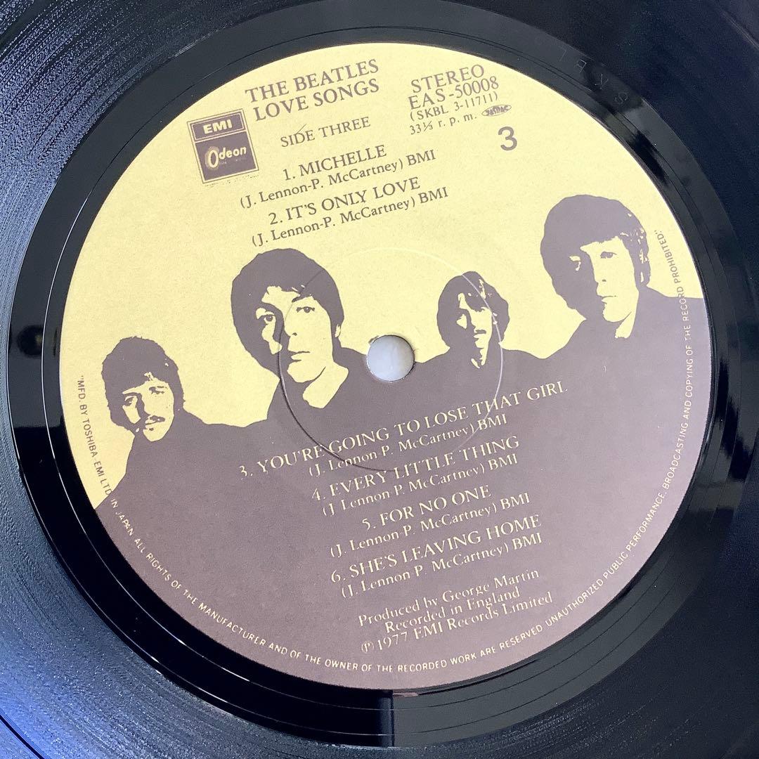 極美品! ビートルズ1977年発売初版盤 BEATLES ラブ・ソングス 2枚組