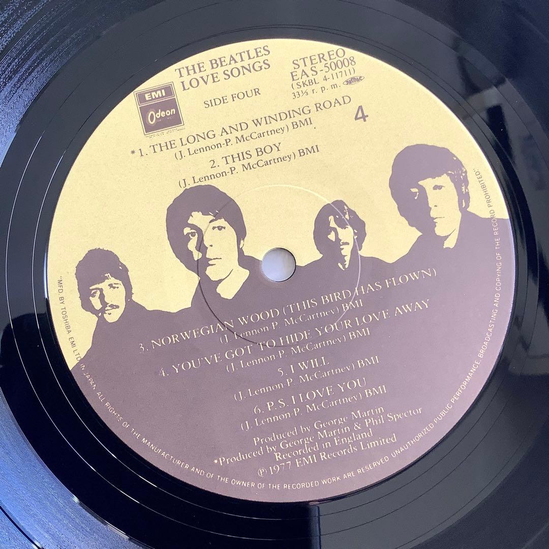 極美品! ビートルズ1977年発売初版盤 BEATLES ラブ・ソングス 2枚組