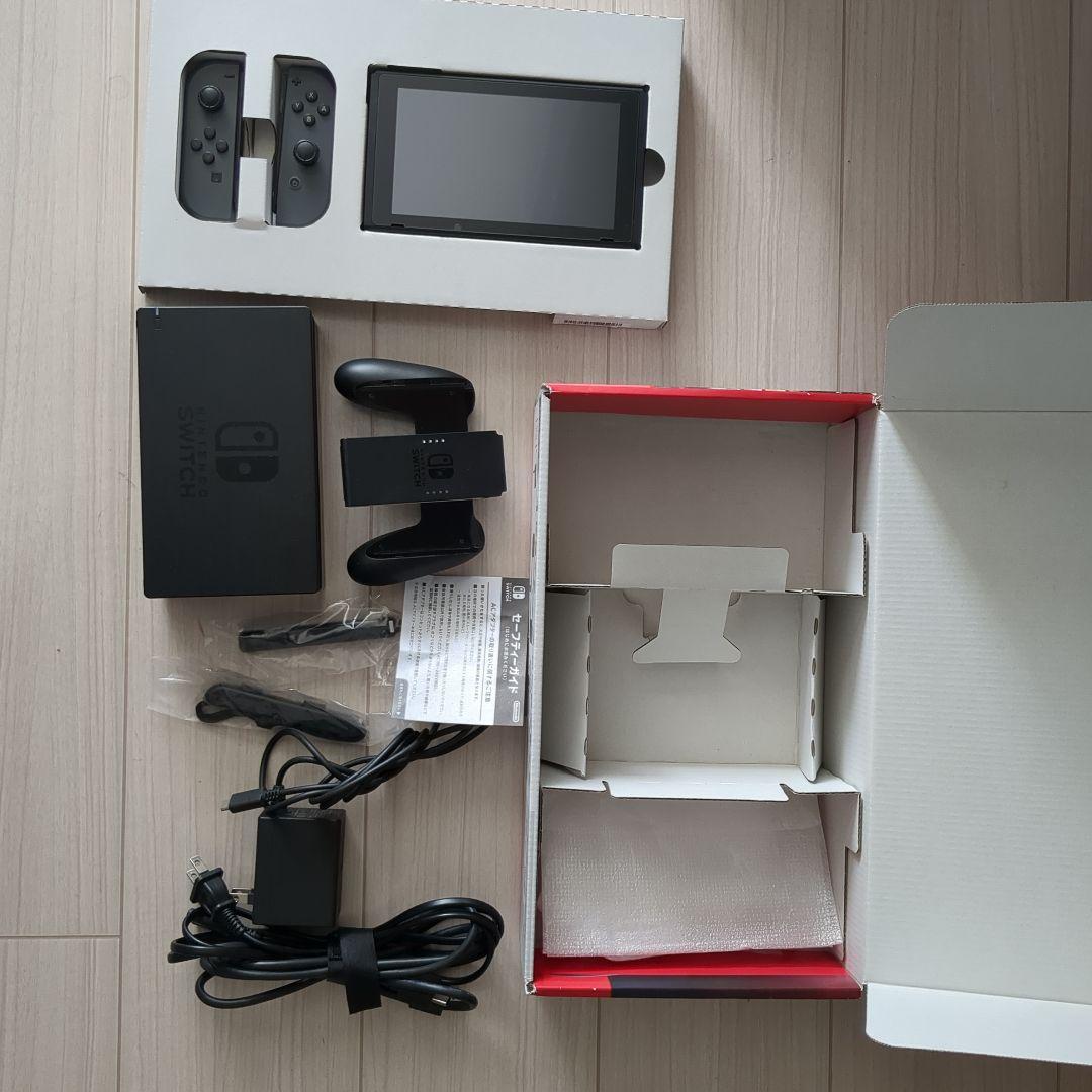 【美品】Nintendo Switch ブラック バッテリー強化版 付属品完備