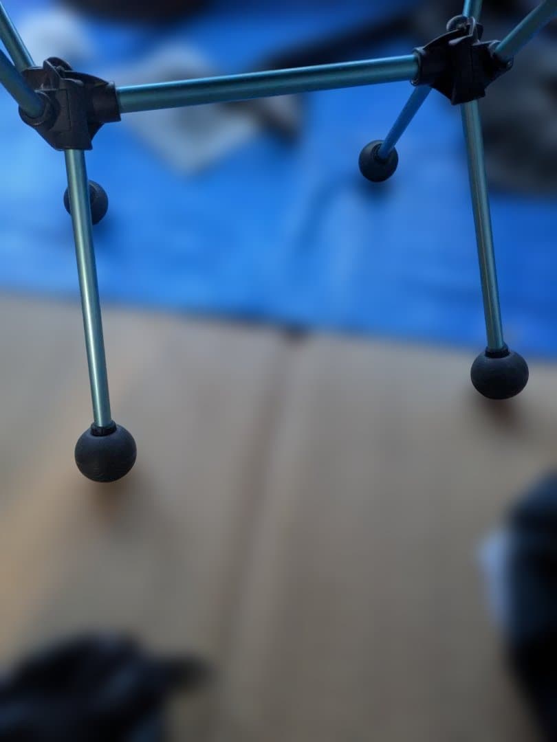 【Helinox】チェアワン メッシュ＋別売純正ボールフィートセット（ケース付）