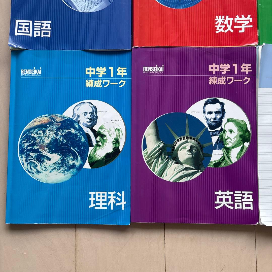 練成会 錬成会 練成ワーク ホームワーク 定期試験出題パターン集 中学1年生