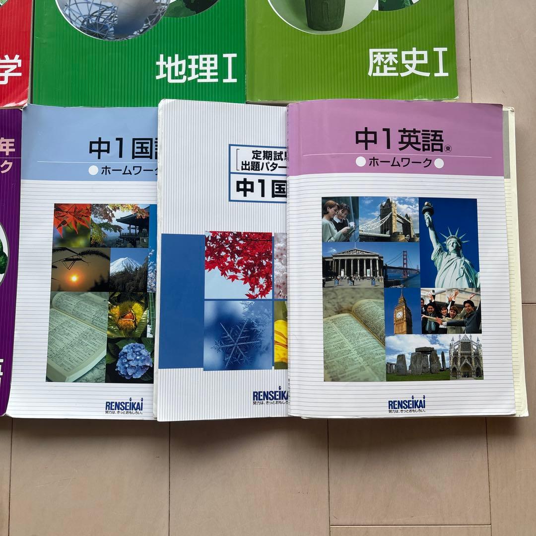 練成会 錬成会 練成ワーク ホームワーク 定期試験出題パターン集 中学1年生