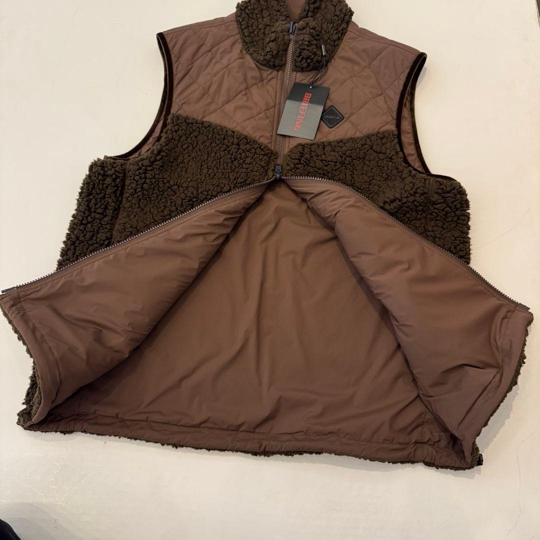 新品BRIEFING BOA QUILTED REVERSIBLE VEST