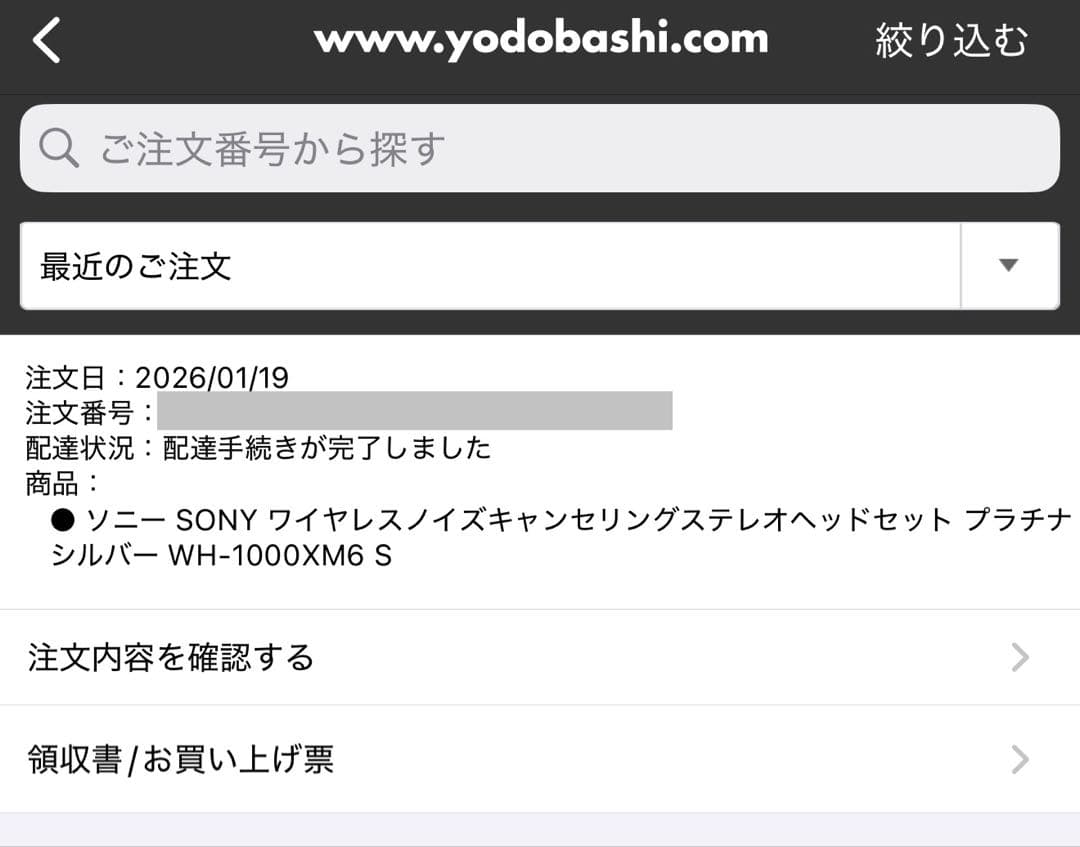 SONY WH1000-XM6 ヘッドホン プラチナシルバー