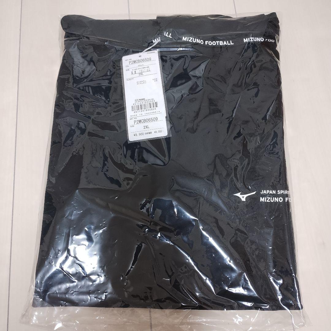 MIZUNOストレッチスウェットフーディー オフザピッチ ブラック2ＸＬ