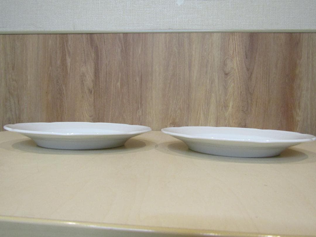 リチャードジノリ　アンティコ　ホワイト　20ｃｍプレート 2枚セット