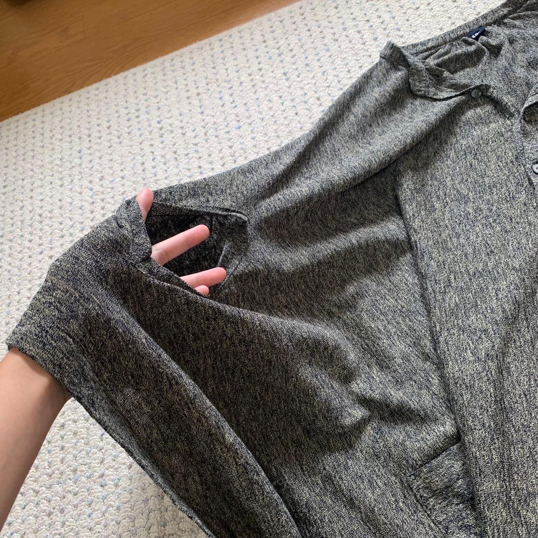 【美品】45R フォーティーファイブアール　ポンチョ・ケープコート