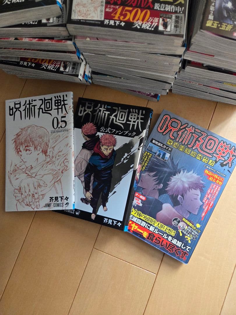 呪術廻戦 全巻 1-30巻 0.5巻 死滅回游領域禁書 公式ファンブック セット