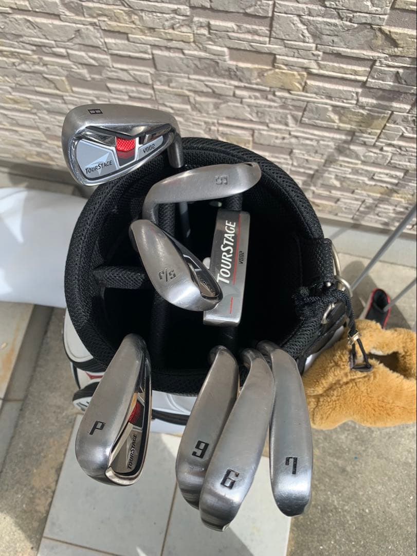 TourStage V002 ゴルフクラブ フルセット キャディバッグ付 初心者