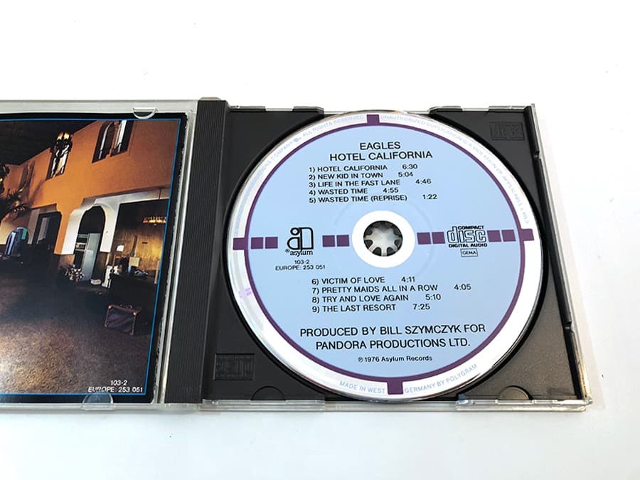 イーグルス / ホテル・カリフォルニア　最初期盤　西独ターゲット盤