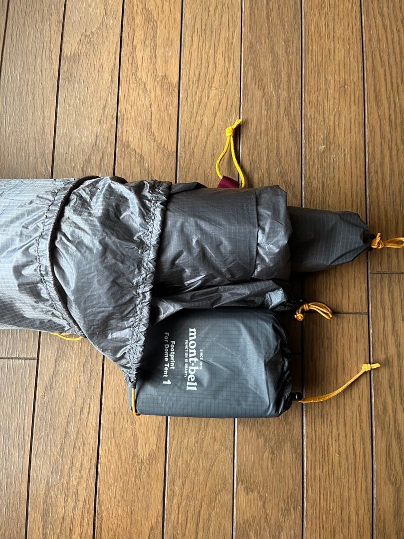 モンベル（€ステラリッジ1 本体一式 + レインフライ+グランドシート