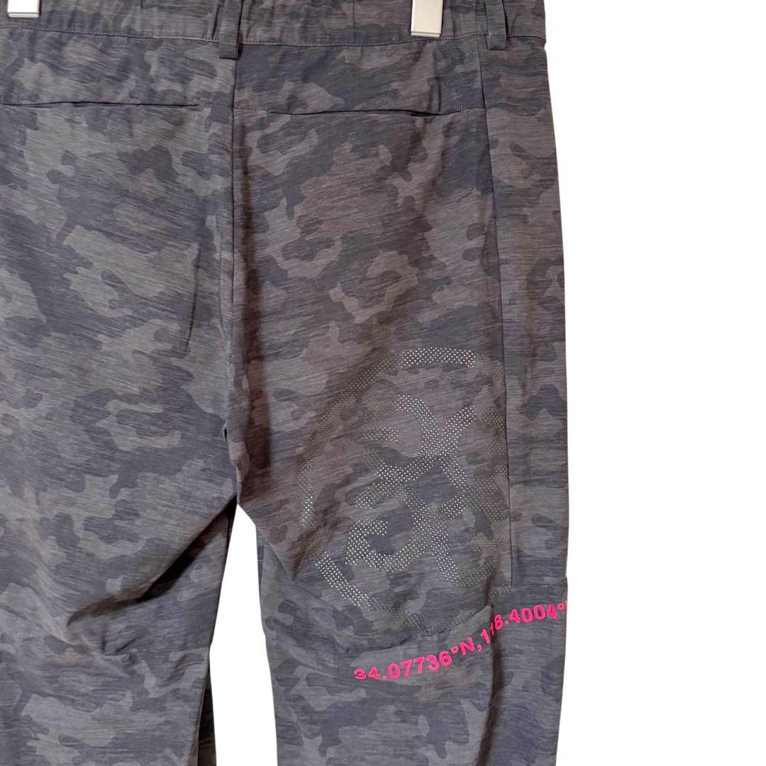 サイズ82≒実80cm★G/FORE★ 総柄 ゴルフパンツ B-1036