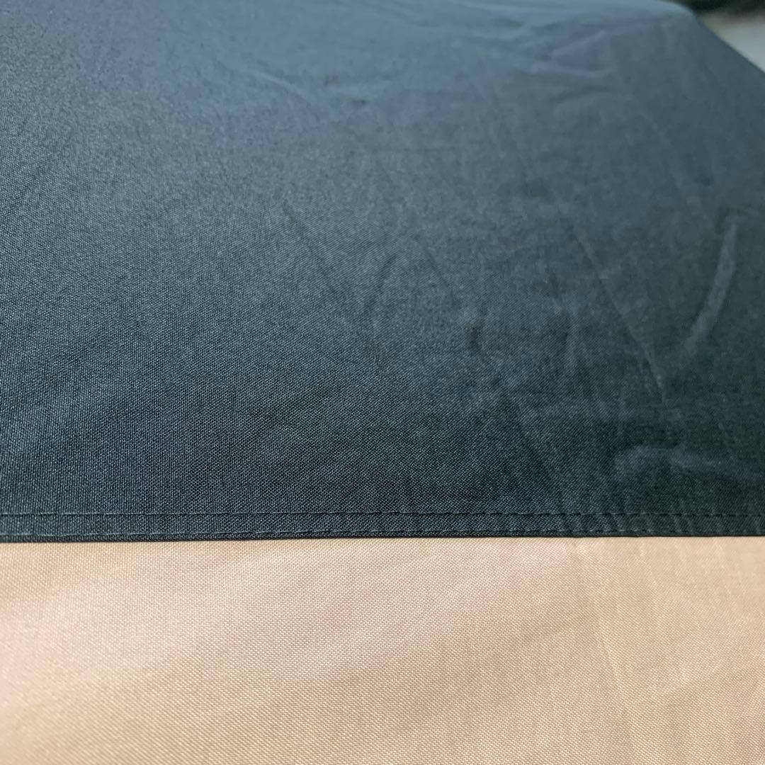 折りたたみ日傘２段折 コンビ 木曲がり　ブラック