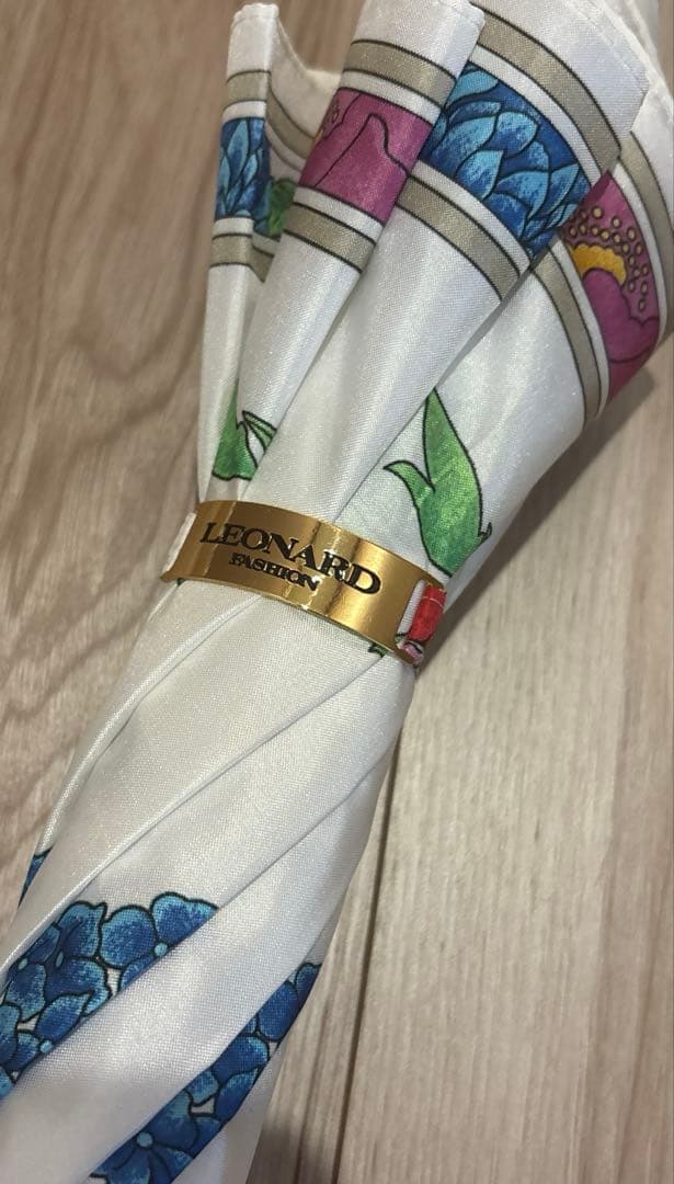 LEONARD レオナール　花柄　傘　長傘