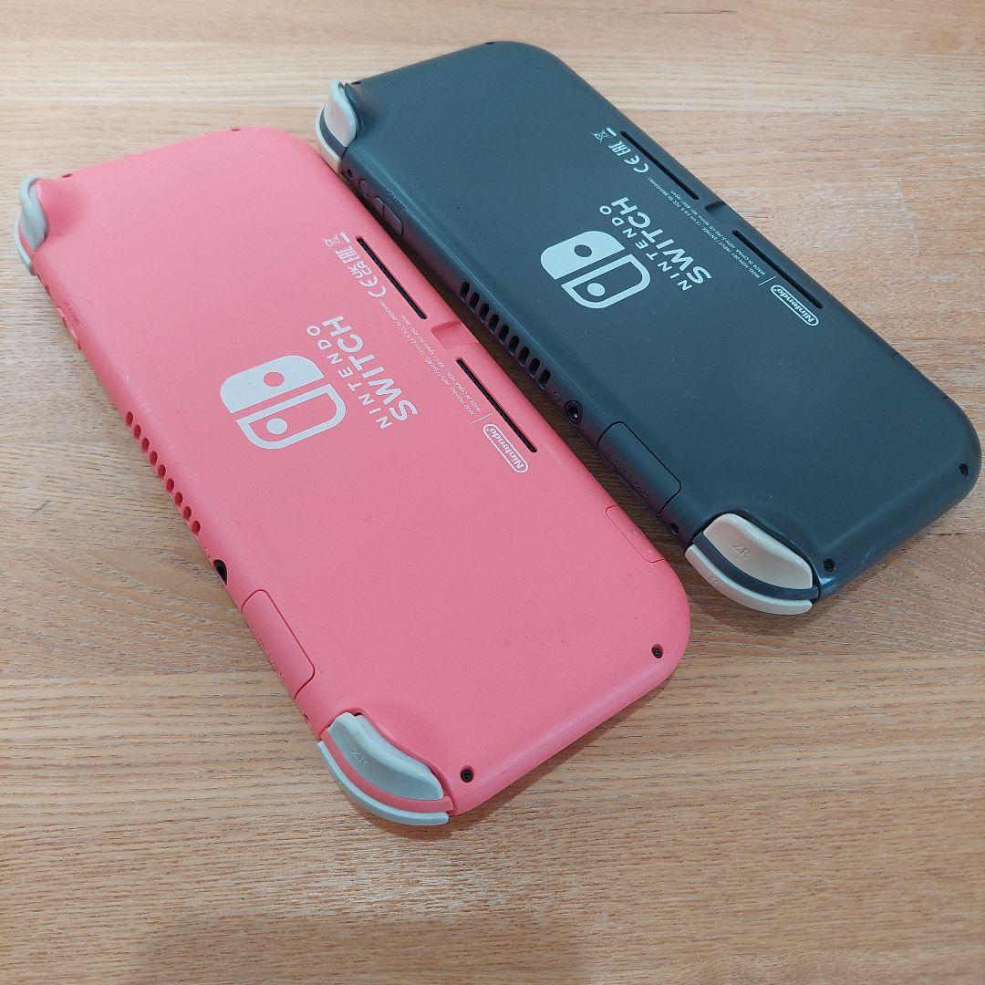 ジャンク品 Nintendo Switch Lite ピンク グレー 2台セット