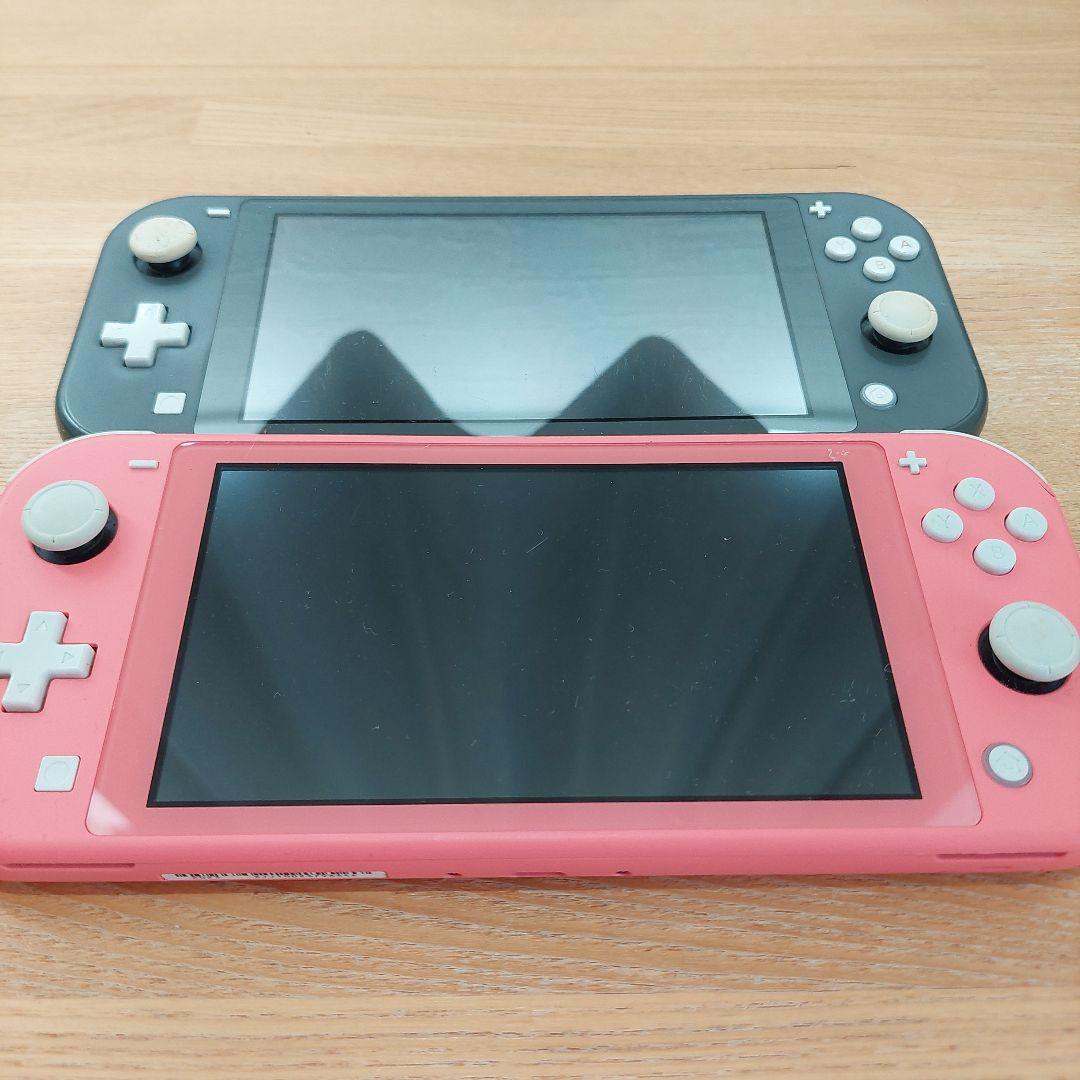 ジャンク品 Nintendo Switch Lite ピンク グレー 2台セット