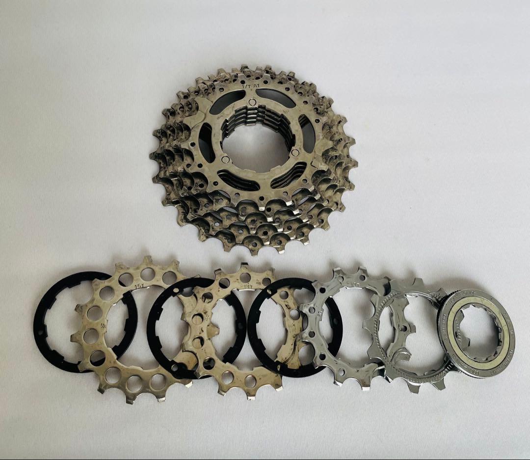 SHIMANO DURA ACE 7700シリーズメイン 駆動系6点セット 中古