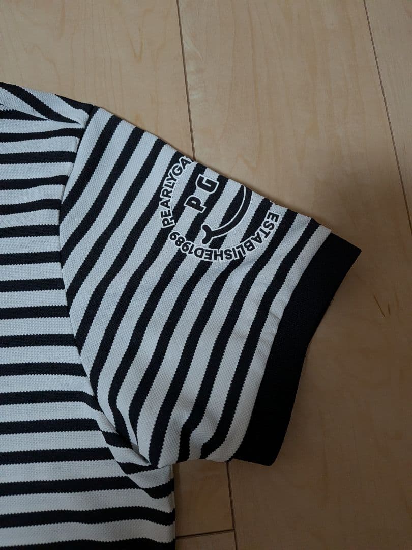 PEARLY GATES ストライプ ポロシャツ【新品、未使用】 サイズ5