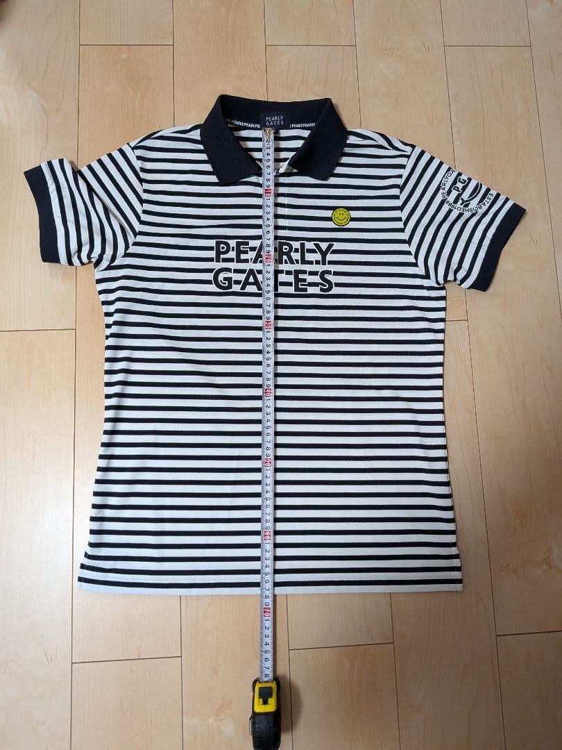 PEARLY GATES ストライプ ポロシャツ【新品、未使用】 サイズ5
