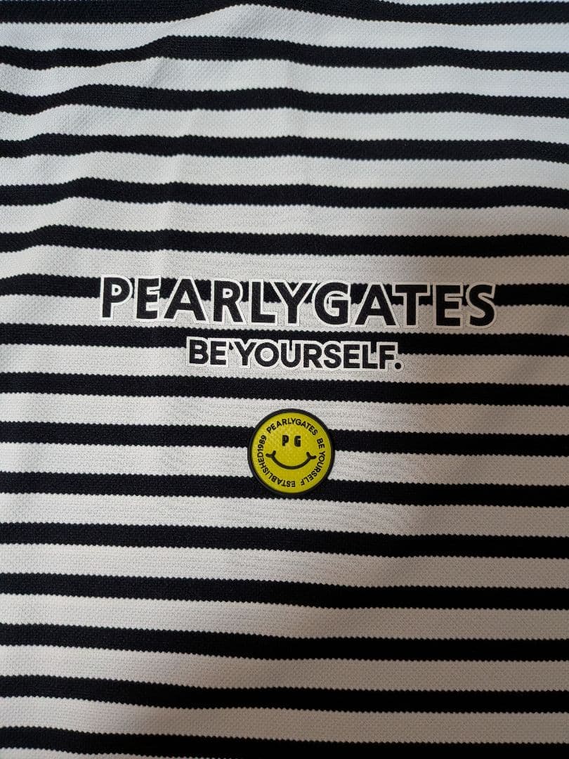 PEARLY GATES ストライプ ポロシャツ【新品、未使用】 サイズ5
